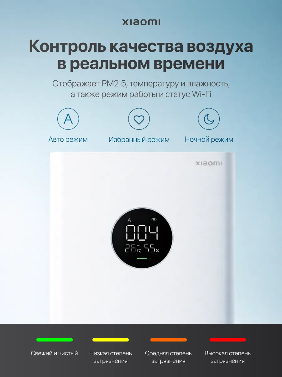 Очиститель воздуха Xiaomi Smart Air Purifier 4 Lite (AC-M17-SC) BHR5274GL - Global Version