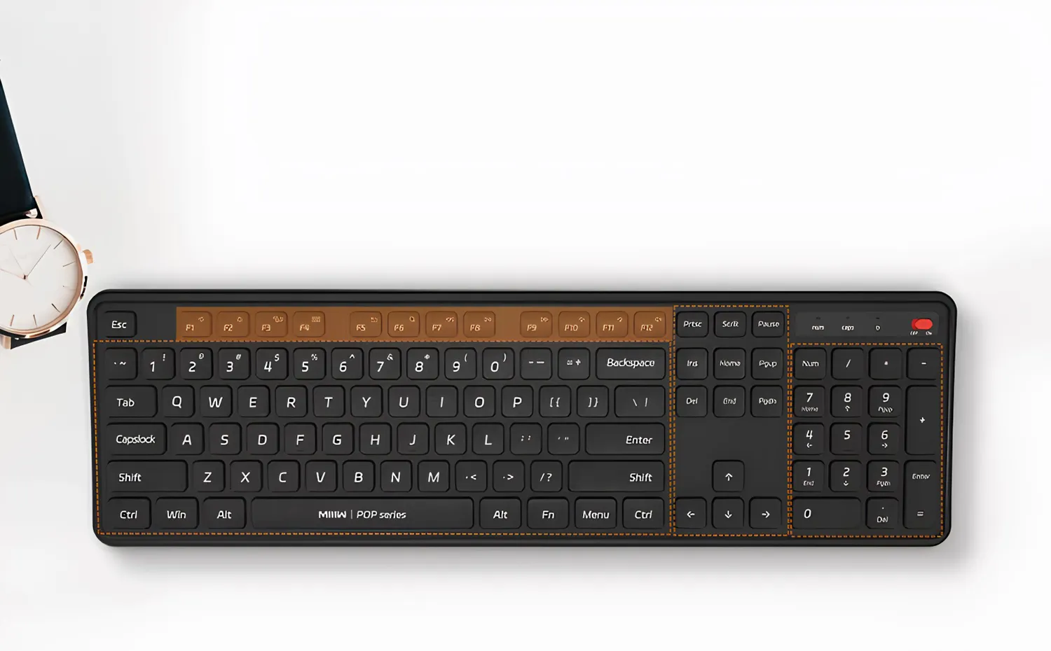 Беспроводная клавиатура с мышкой Xiaomi MIIIW Wireless Keyboard and Mouse Combo Gen 3 (MW24PB03) Белый