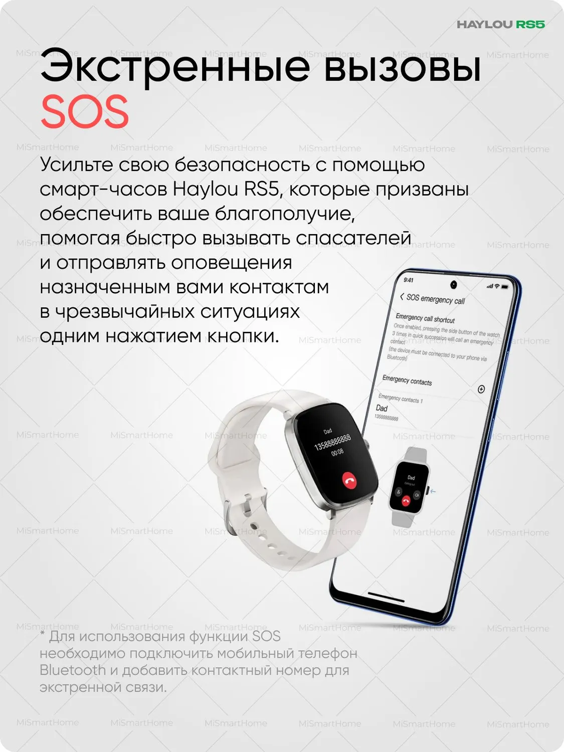 Умные смарт-часы Xiaomi Haylou RS5 (Черный) AMOLED 2.01"