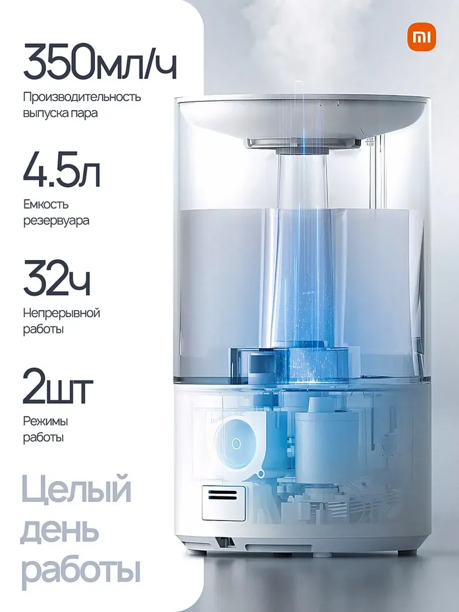 Увлажнитель воздуха Xiaomi Mijia Smart Sterilization Humidifier 2 (MJJSQ05DY / BHR6026EU) Global Version
