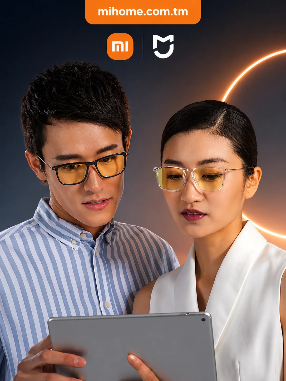 Компьютерные очки Xiaomi Mijia Computer Glasses Pro (HMJ02TS) Темно-синий