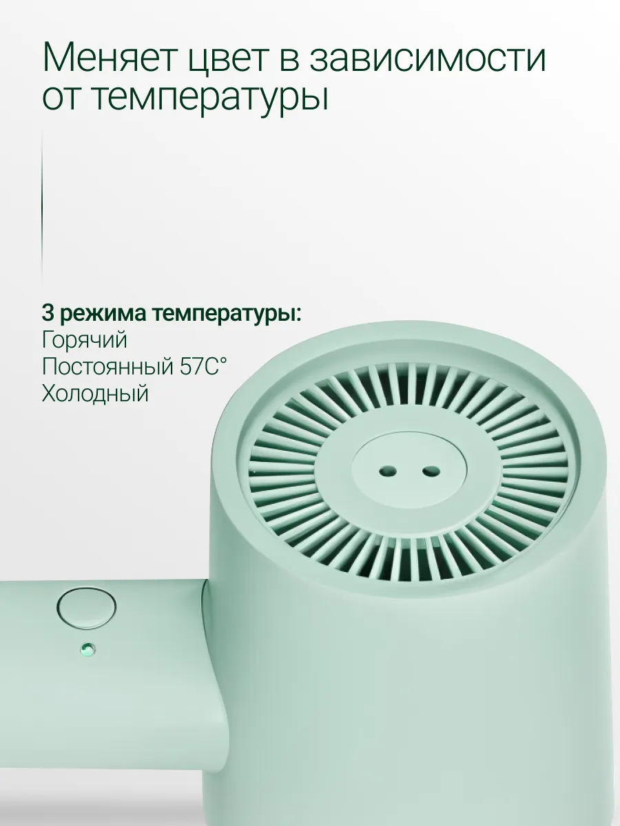 Fen Xiaomi Mijia Negative Ion Hair Dryer H301 (CMJ03ZHMG) Narpyz-ýaşyl