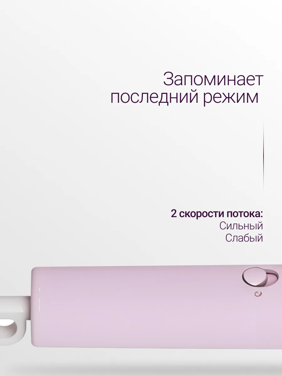 Fen Xiaomi Mijia Negative Ion Hair Dryer H301 (CMJ03ZHMV) Мягкий-сиреневый