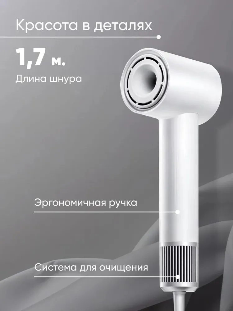 Фен Xiaomi Mijia High Speed Negative Ion Hair Dryer H501SE (GSH509LFW) Молочно-белый