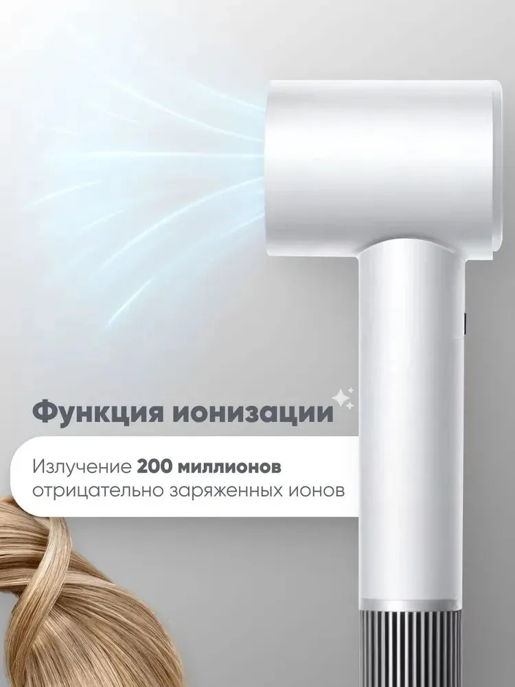 Фен Xiaomi Mijia High Speed Negative Ion Hair Dryer H501SE (GSH509LFW) Молочно-белый
