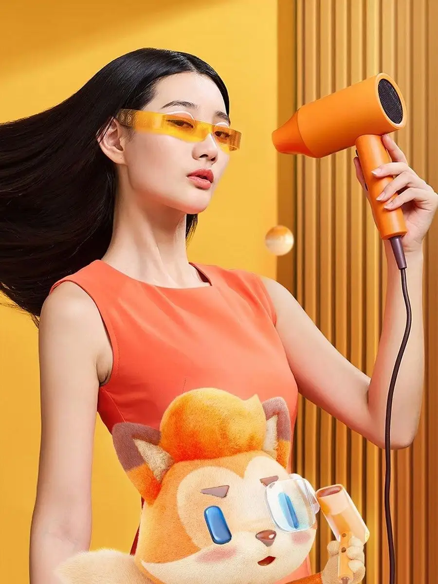 Фен Xiaomi ShowSee Hair Dryer Vitamin C+ (VC100-A) Оранжевый