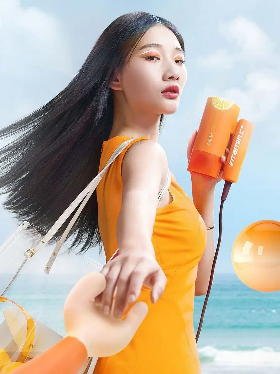 Фен Xiaomi ShowSee Hair Dryer Vitamin C+ (VC100-A) Оранжевый