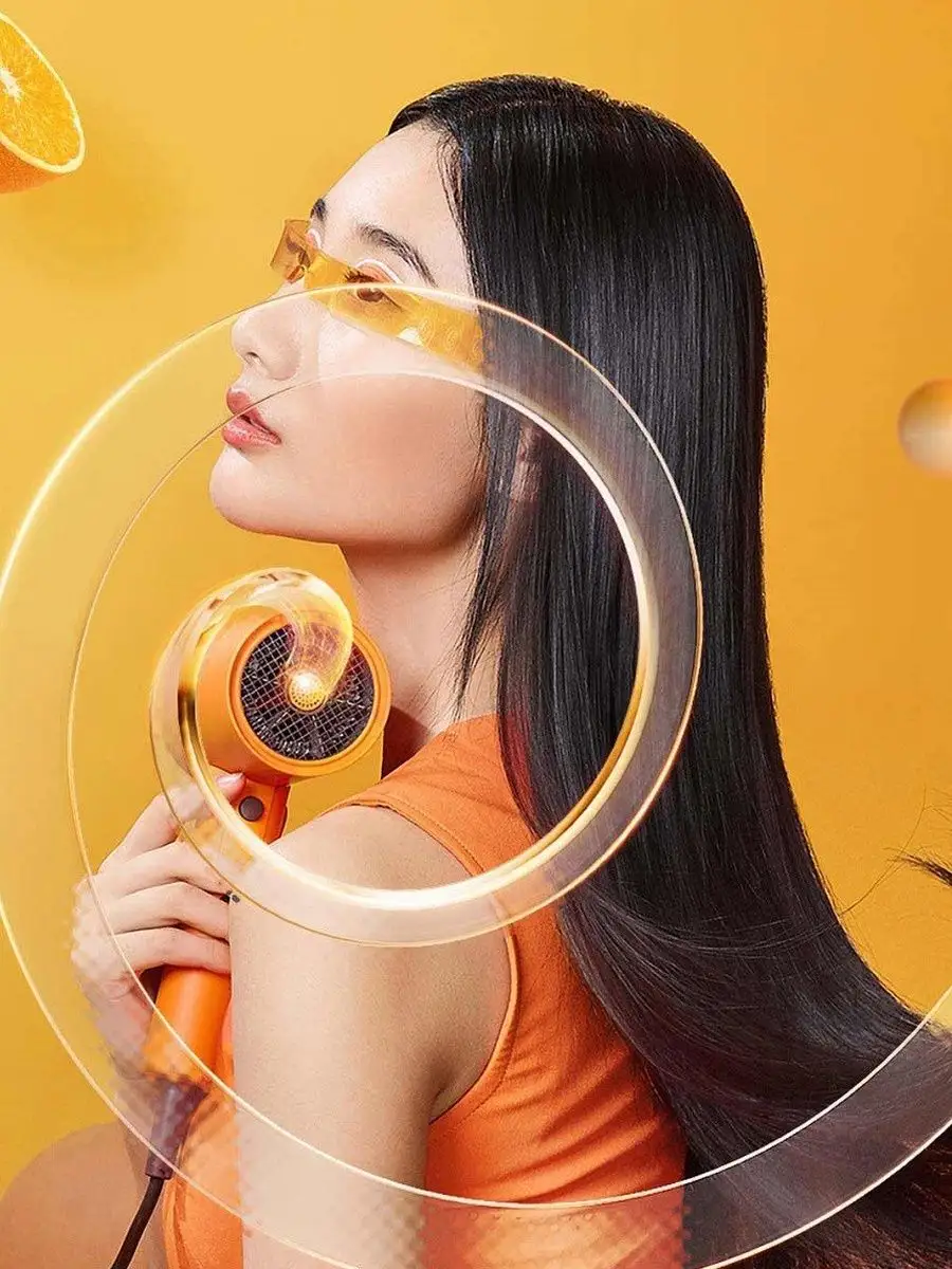 Фен Xiaomi ShowSee Hair Dryer Vitamin C+ (VC100-A) Оранжевый