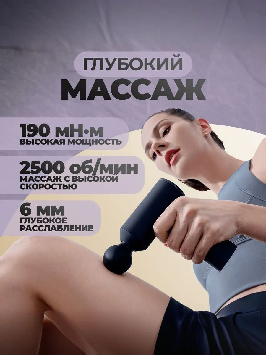 Массажер перкуссионный Xiaomi Mijia Fascia Gun 3 Mini Edition (MJJMQ07YM / BHR9762CN) Темно-серый