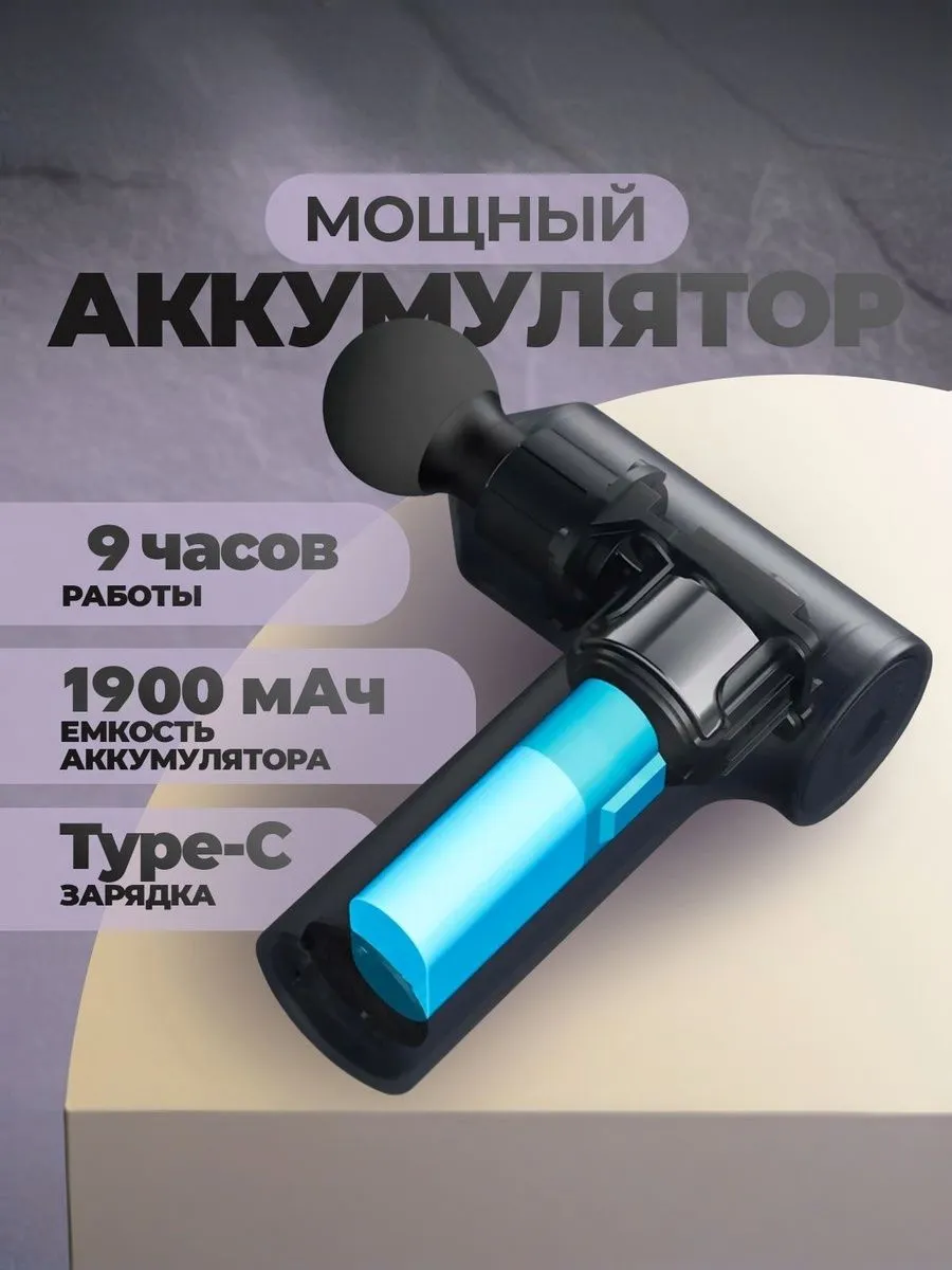 Массажер перкуссионный Xiaomi Mijia Fascia Gun 3 Mini Edition (MJJMQ07YM / BHR9762CN) Темно-серый