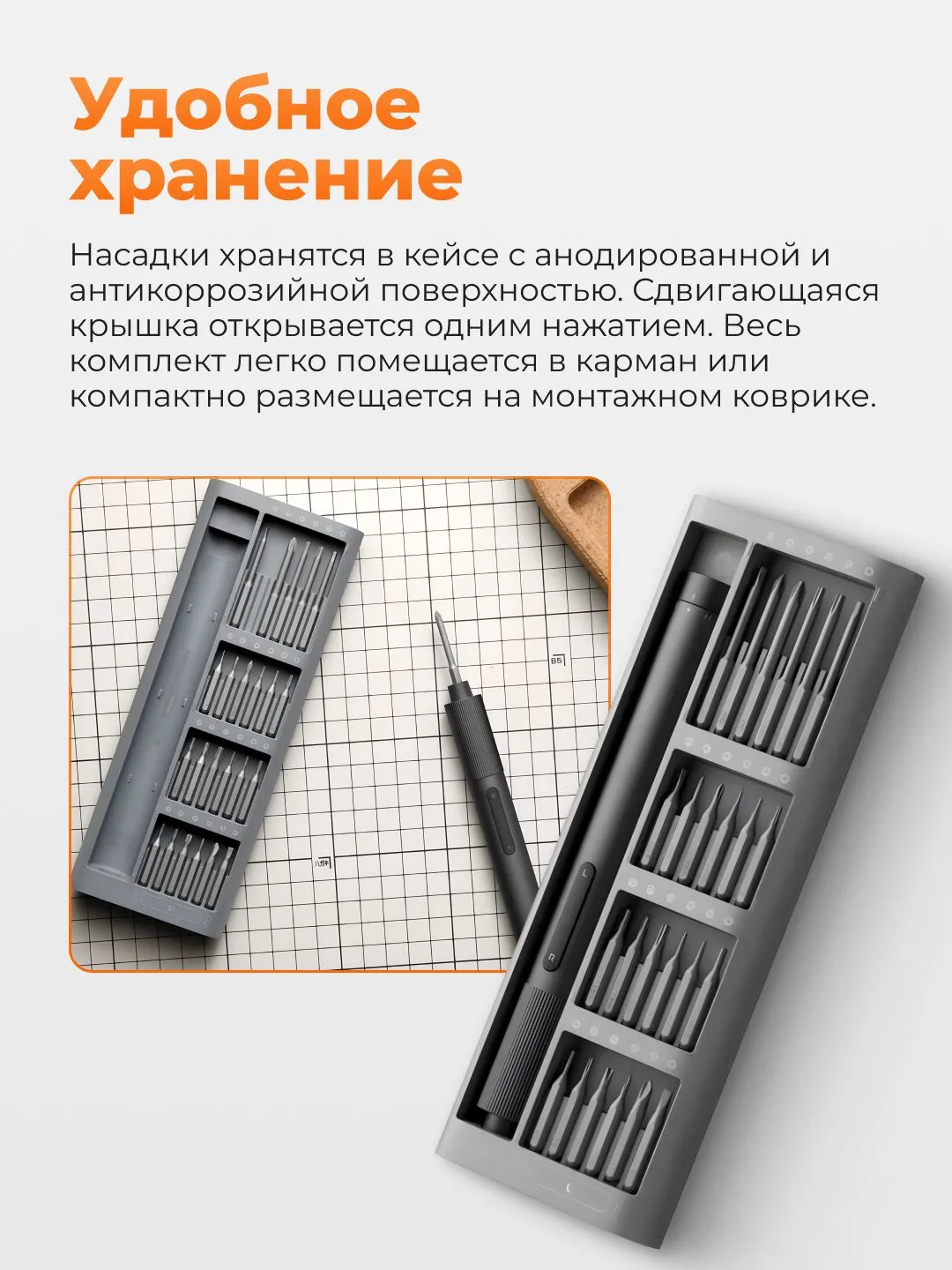 Электрическая отвертка Xiaomi Mijia Electric Precision Screwdriver (MJDDLSD003QW)