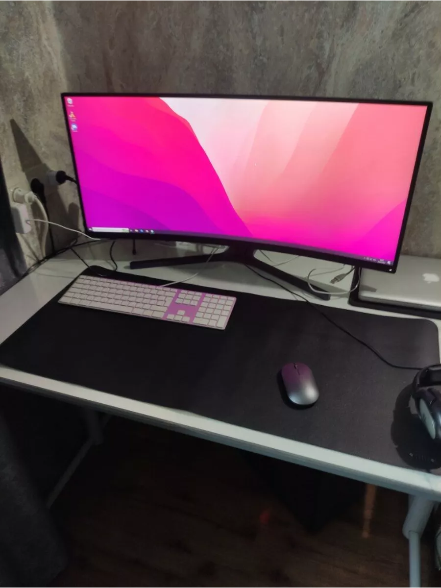 Коврик для мышки Xiaomi MiiiW Mouse Pad 900*400mm (MWMLV01) Черный