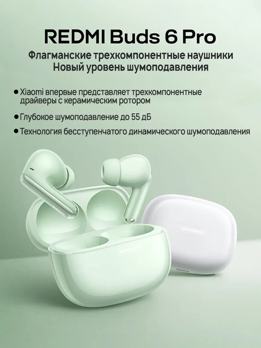 Наушники Redmi Buds 6 Pro (Чёрный)
