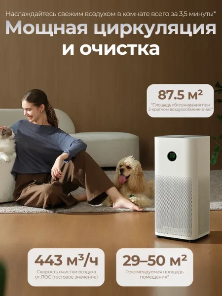 Очиститель воздуха Xiaomi Smart Air Purifier 6 - Global Version