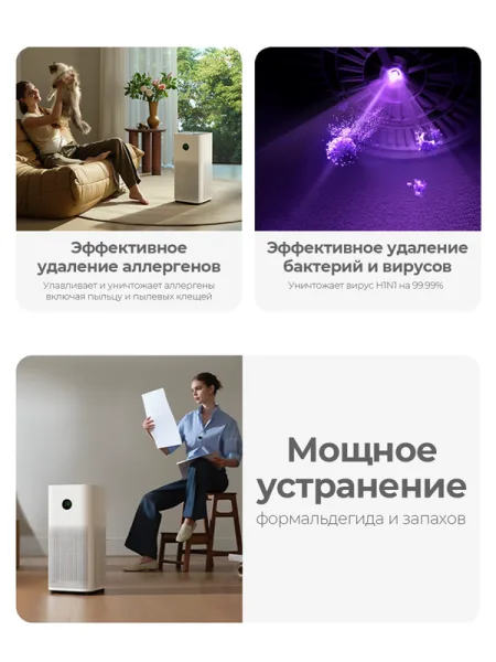 Очиститель воздуха Xiaomi Smart Air Purifier 6 - Global Version
