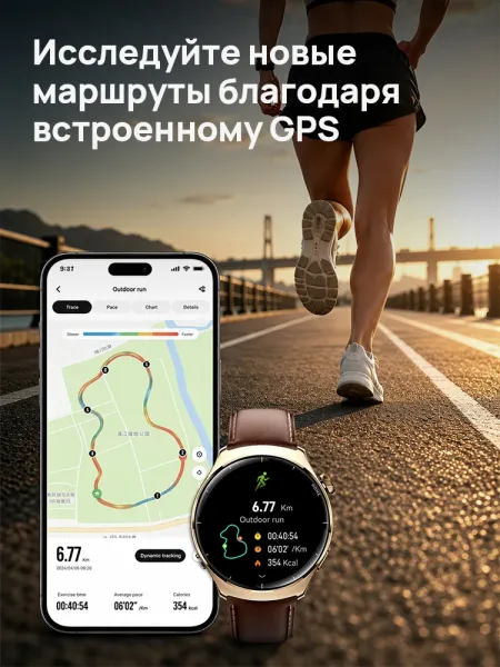 Умные смарт-часы Mibro Lite 3 Pro (Розовое золото) AMOLED 1.32"