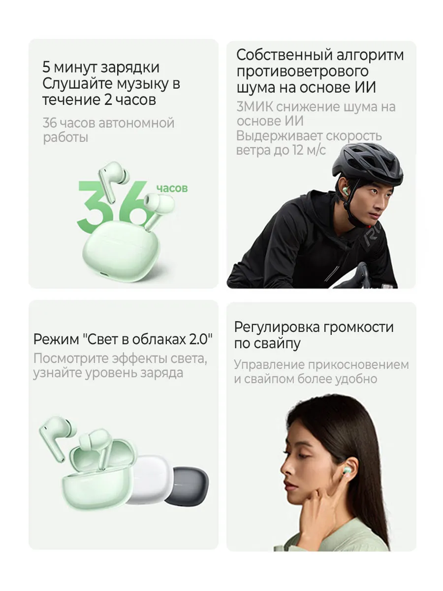 Наушники Redmi Buds 6 Pro (Белый)