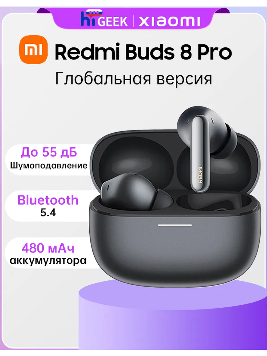 Наушники Redmi Buds 8 Pro (Чёрный)