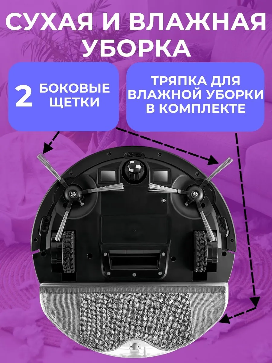 Робот-пылесос Xiaomi Robot Vacuum E5 (Черный)