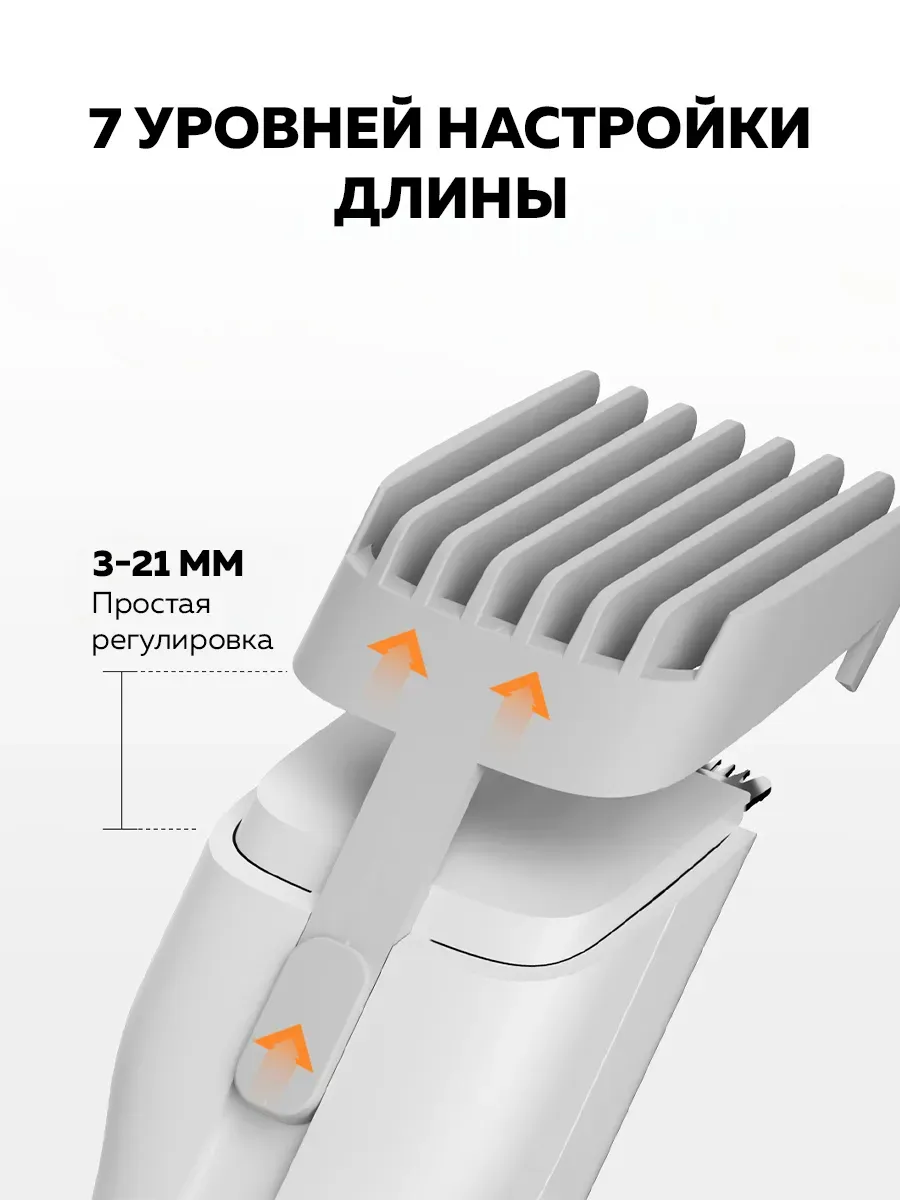 Машинка для стрижки волос Xiaomi Enchen Boost (Белый)