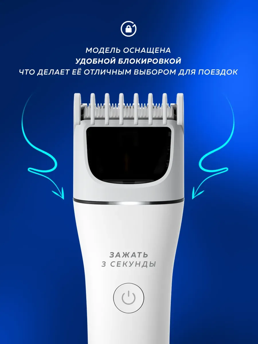 Машинка для стрижки волос Xiaomi Enchen Boost Prime (Белый)