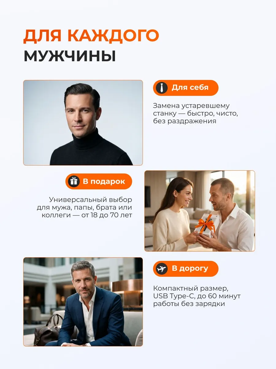 Электробритва Xiaomi Mijia Electric Shaver S500