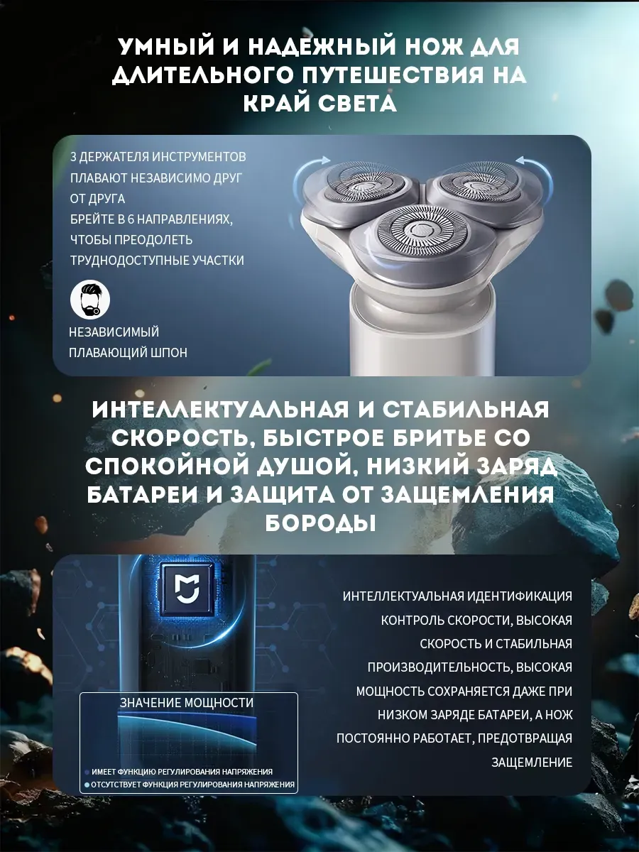 Электробритва Xiaomi Mijia Electric Shaver S101 (Бежевый)
