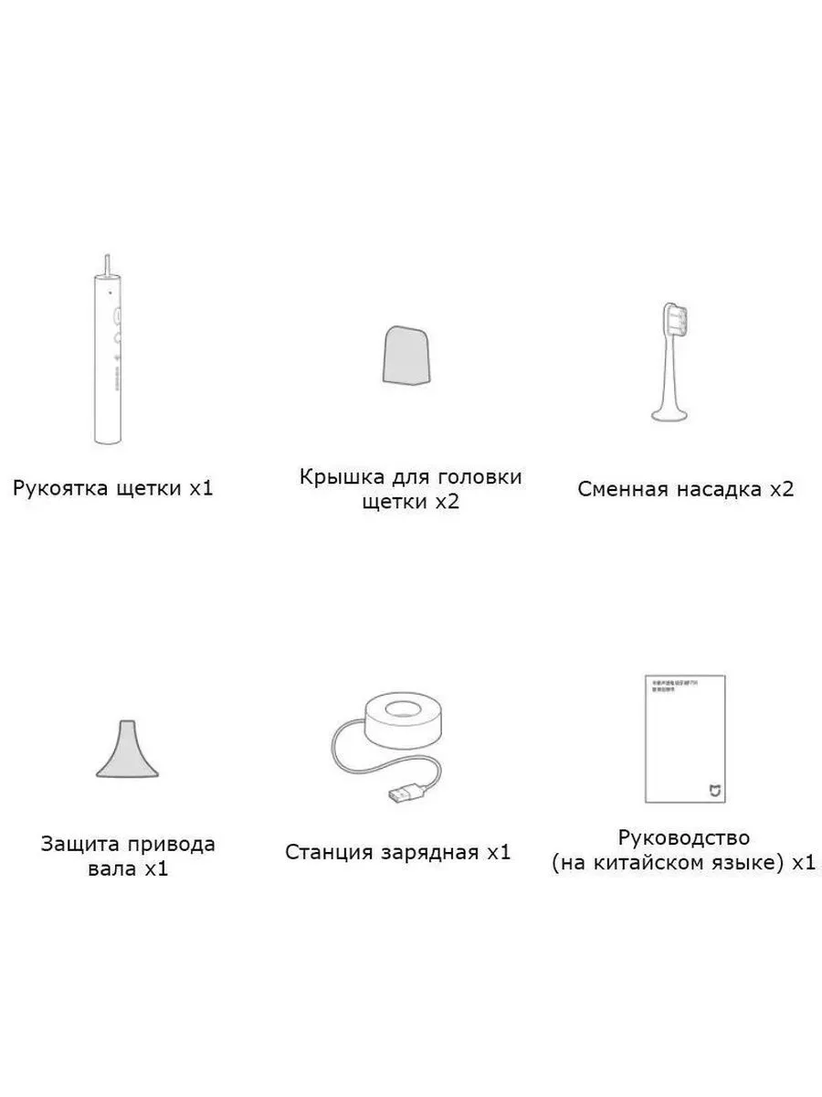 Электрическая зубная щетка Xiaomi Mijia T700 Electric Toothbrush (Тёмно-синий) CN Version