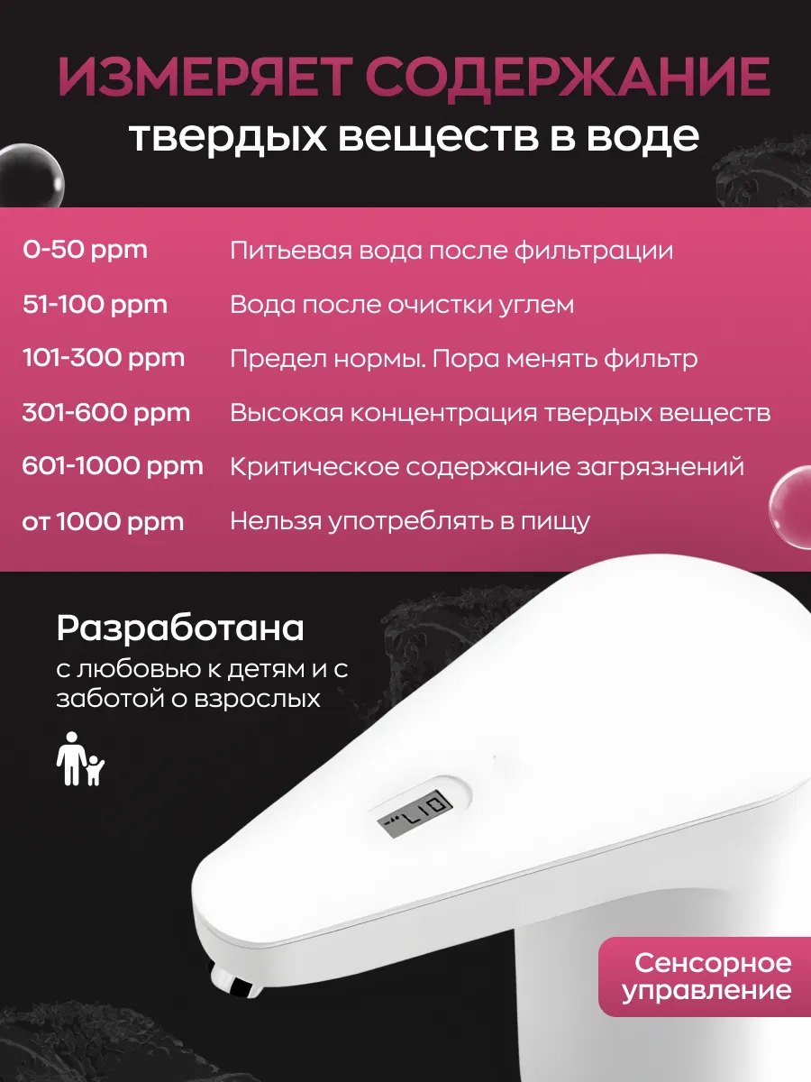 Автоматическая помпа для воды Xiaomi XiaoLang TDS Automatic Water Feeder (HD-ZDCSJ01)