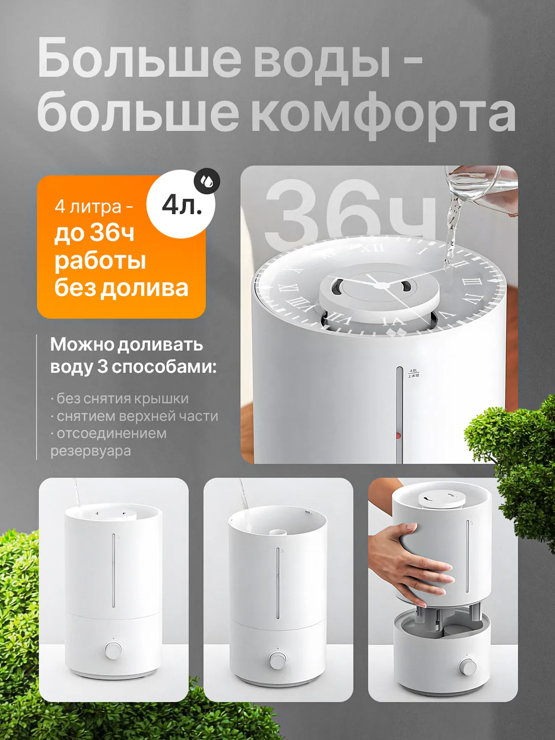 Увлажнитель воздуха Xiaomi Mijia Humidifier 2 (MJJSQ06DY) BHR6052CN