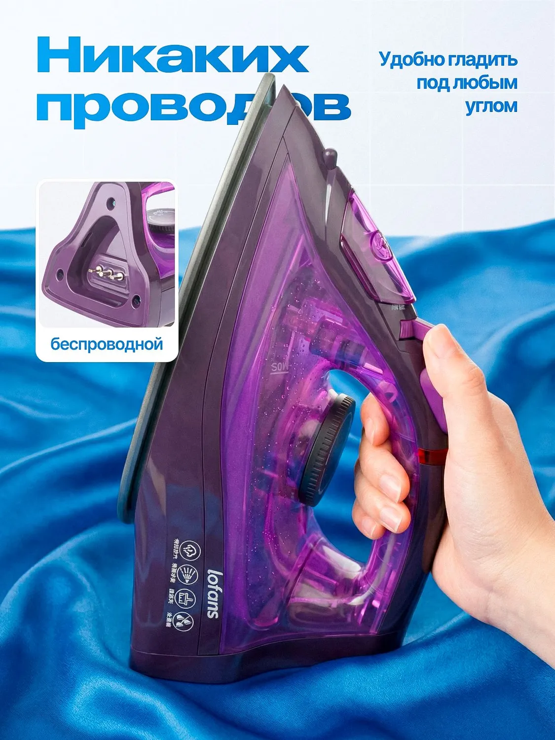 Беспроводной паровой утюг Xiaomi Lofans Steam Iron (YD-012V)
