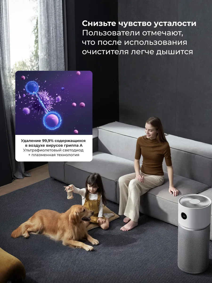 Очиститель воздуха Xiaomi Smart Air Purifier Elite (Y-600) Global Version