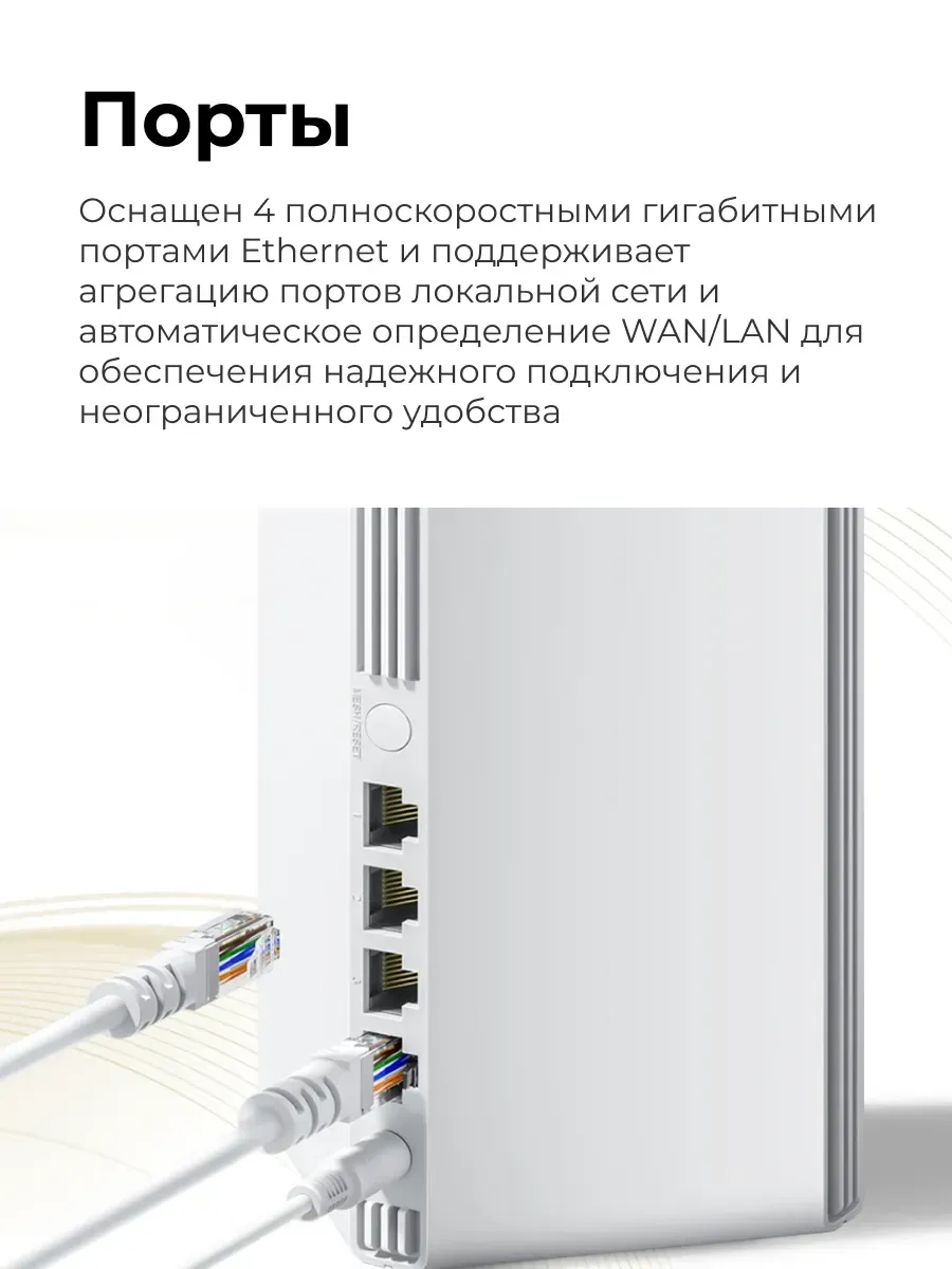 Wi-Fi роутер Xiaomi Mesh System AX3000 NE 2-pack (RD28) DVB4464GL